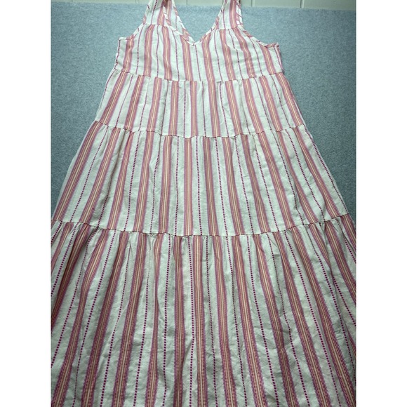 Marine Layer Dress Womens XL Striped Summer Tiered Maxi Sleeveless Casual‎ 2024 - Picture 6 of 16